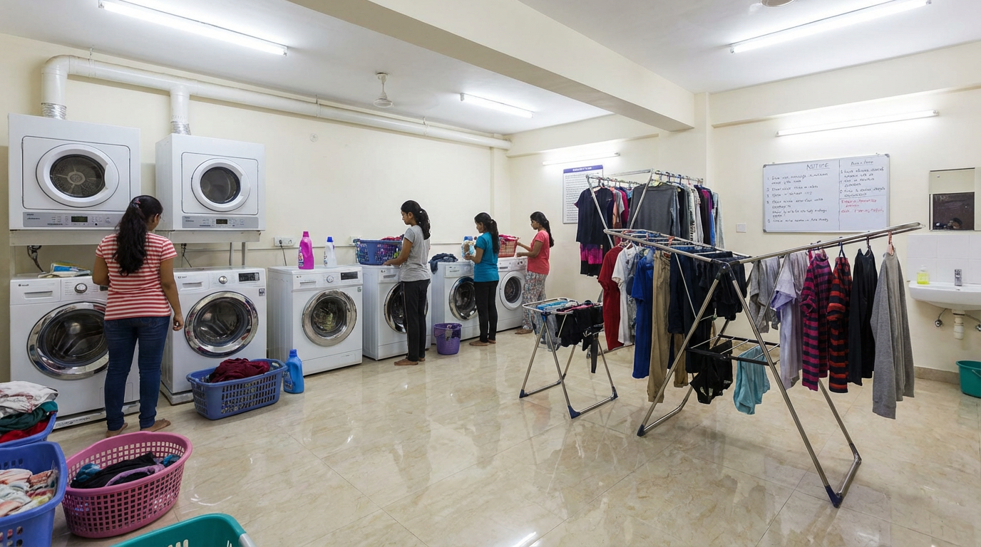 Washing area